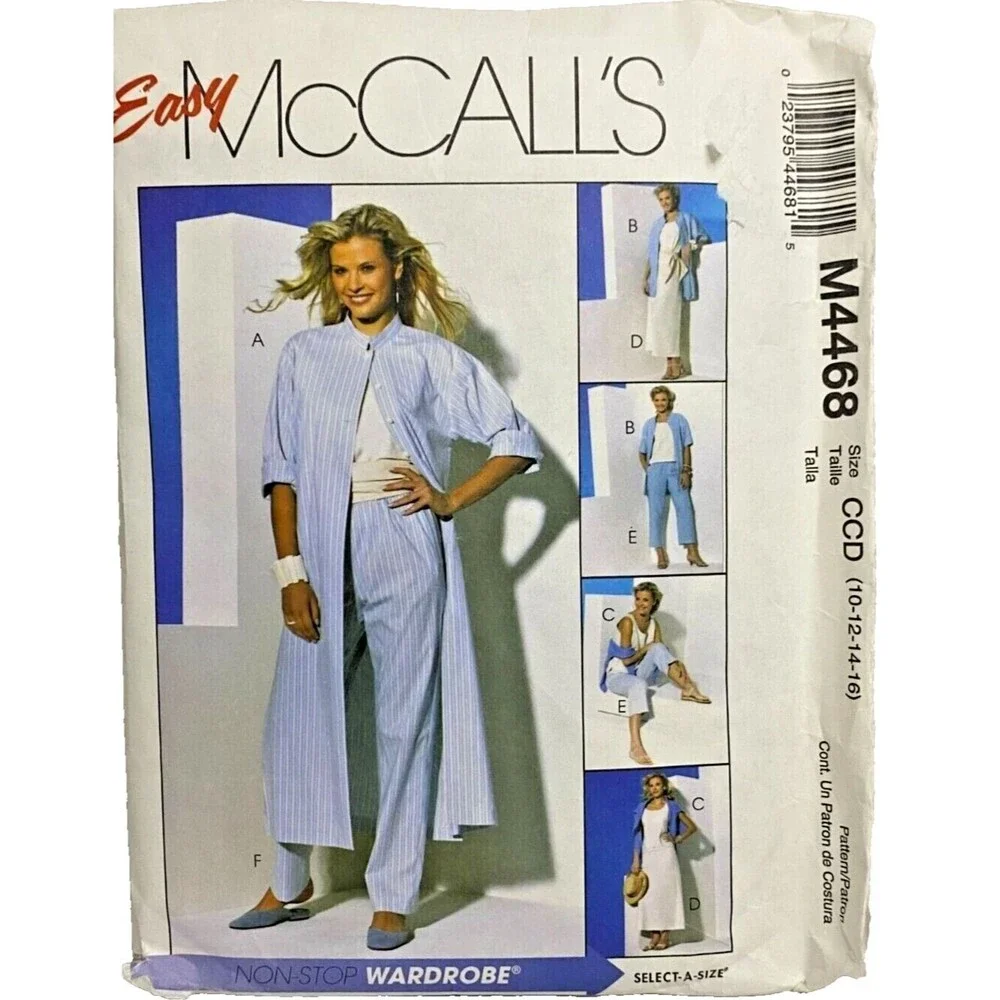 #M4468 McCalls womens dress skirt pants top sewi
